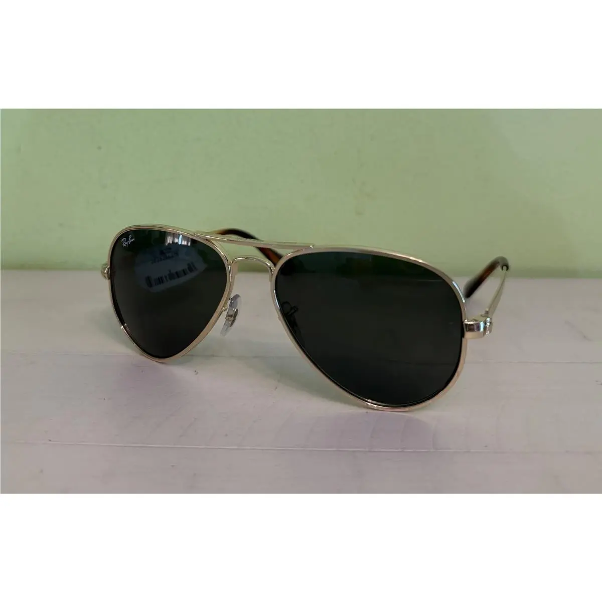 Ray Ban RB3925 001 31 Arista Gold Green Unisex Sunglasses 58-16-145