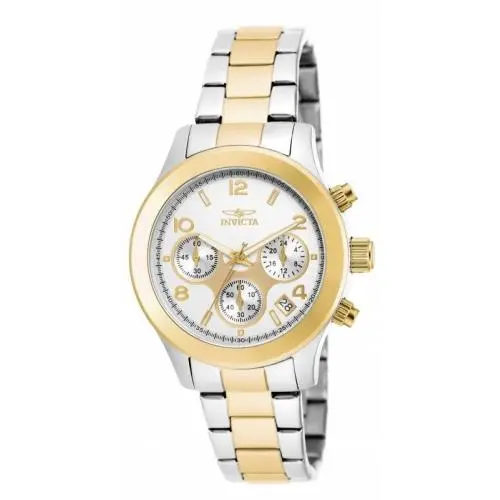 Women`s 19219 Angel Quartz Multifunction Silver Dial Watch by Invicta
