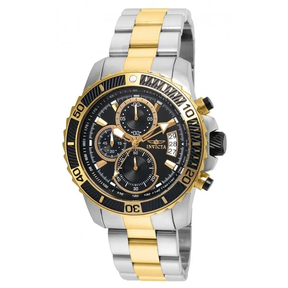Invicta Men`s 22418 Pro Diver Quartz Multifunction Black Dial Watch
