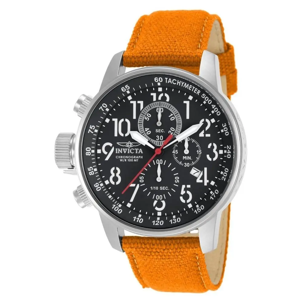Invicta Men`s 11520 I-force Quartz Chronograph Orange Dial Watch