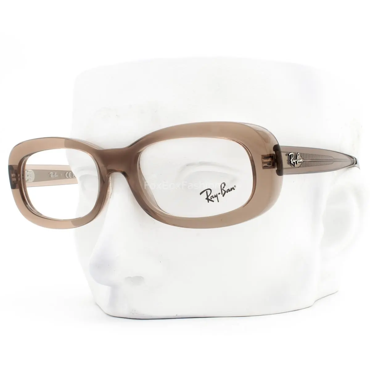 Ray-ban Eyeglasses Glasses RB 2221V 8457 Transparent Brown 51mm with Case