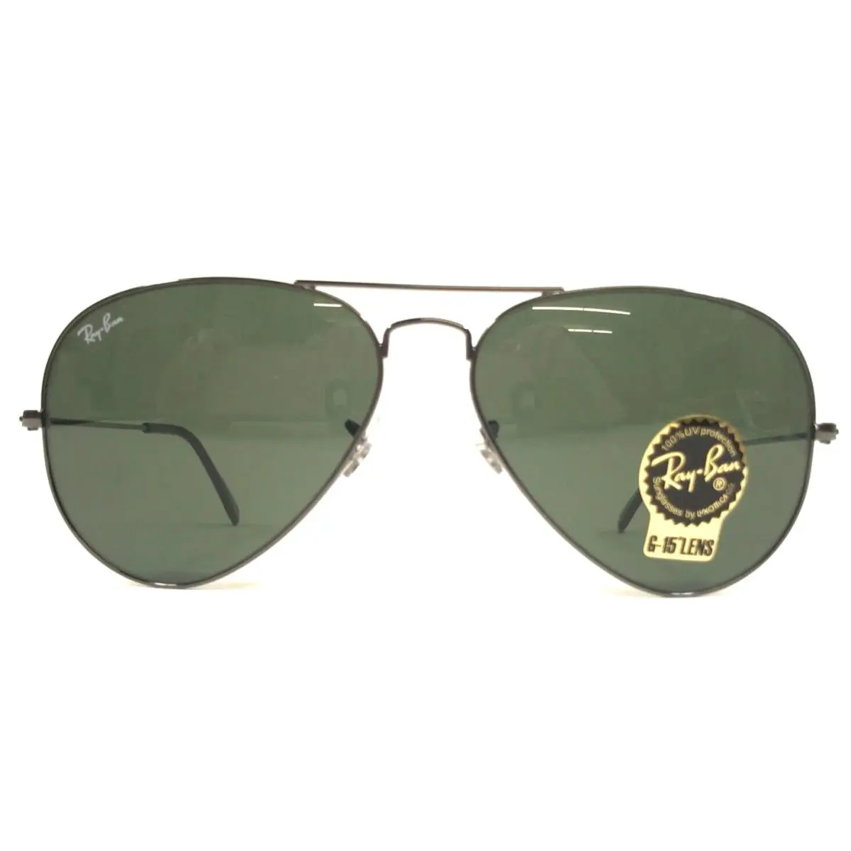 Ray-ban Sunglasses RB3025 Aviator Large Metal W0879 Gunmetal w G-15 Lenses 58 mm