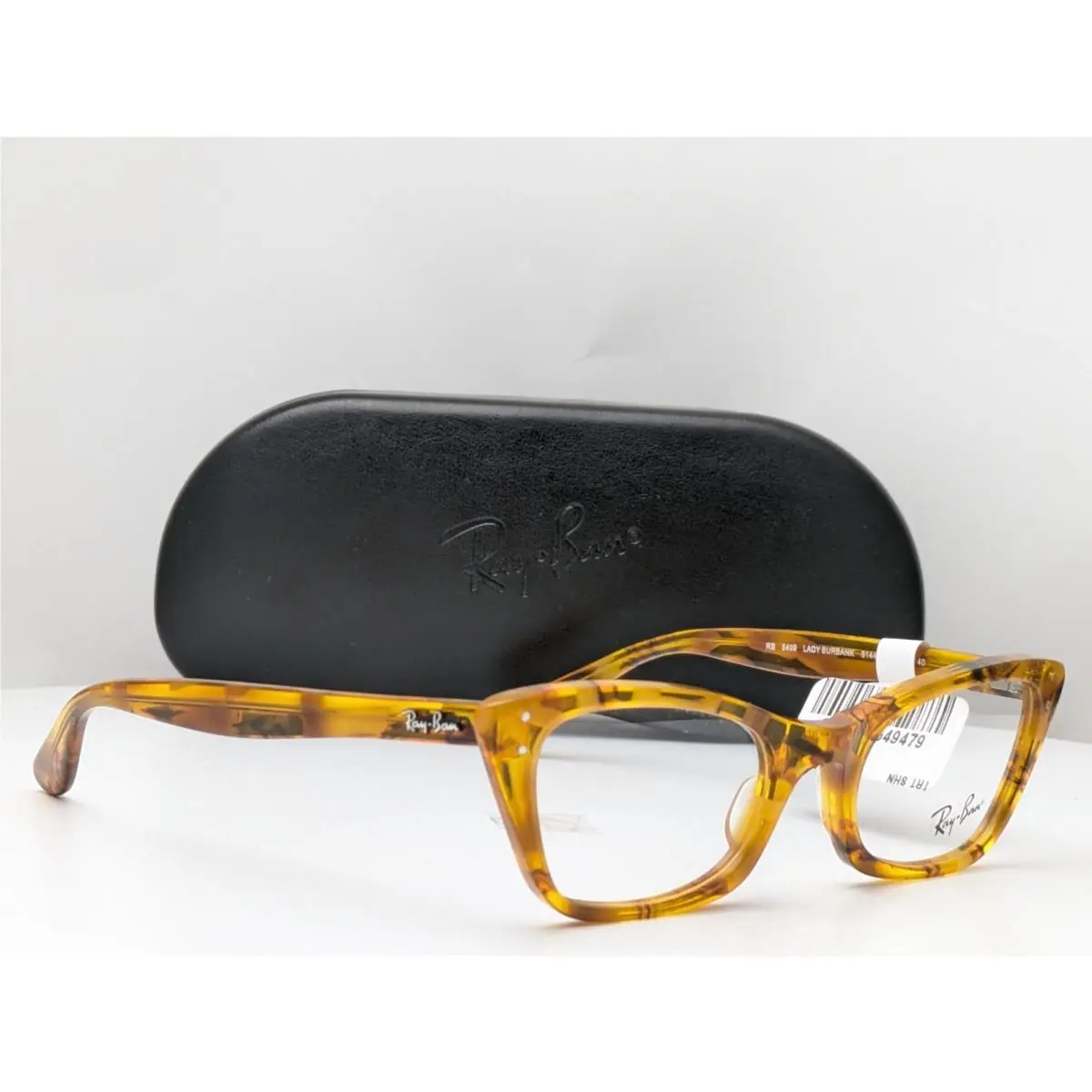 Ray-ban RB5499 8144 Amber Tortoise Women`s Eyeglasses Frames 49-20-140