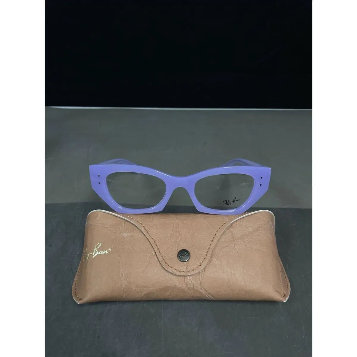 Ray-ban Unisex Eyeglasses RB7330 - Purple - - Demo Lenses