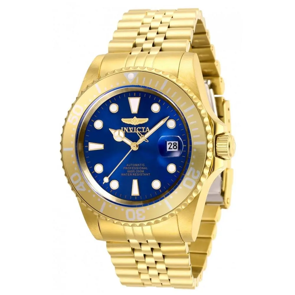 Men`s 30097 Pro Diver Automatic 3 Hand Blue Dial Watch by Invicta