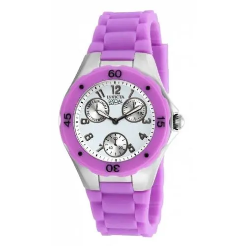 Invicta Women`s 18790 Angel Quartz Chronograph White Dial Watch