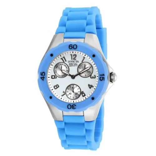 Invicta Women`s 18795 Angel Quartz Chronograph White Dial Watch