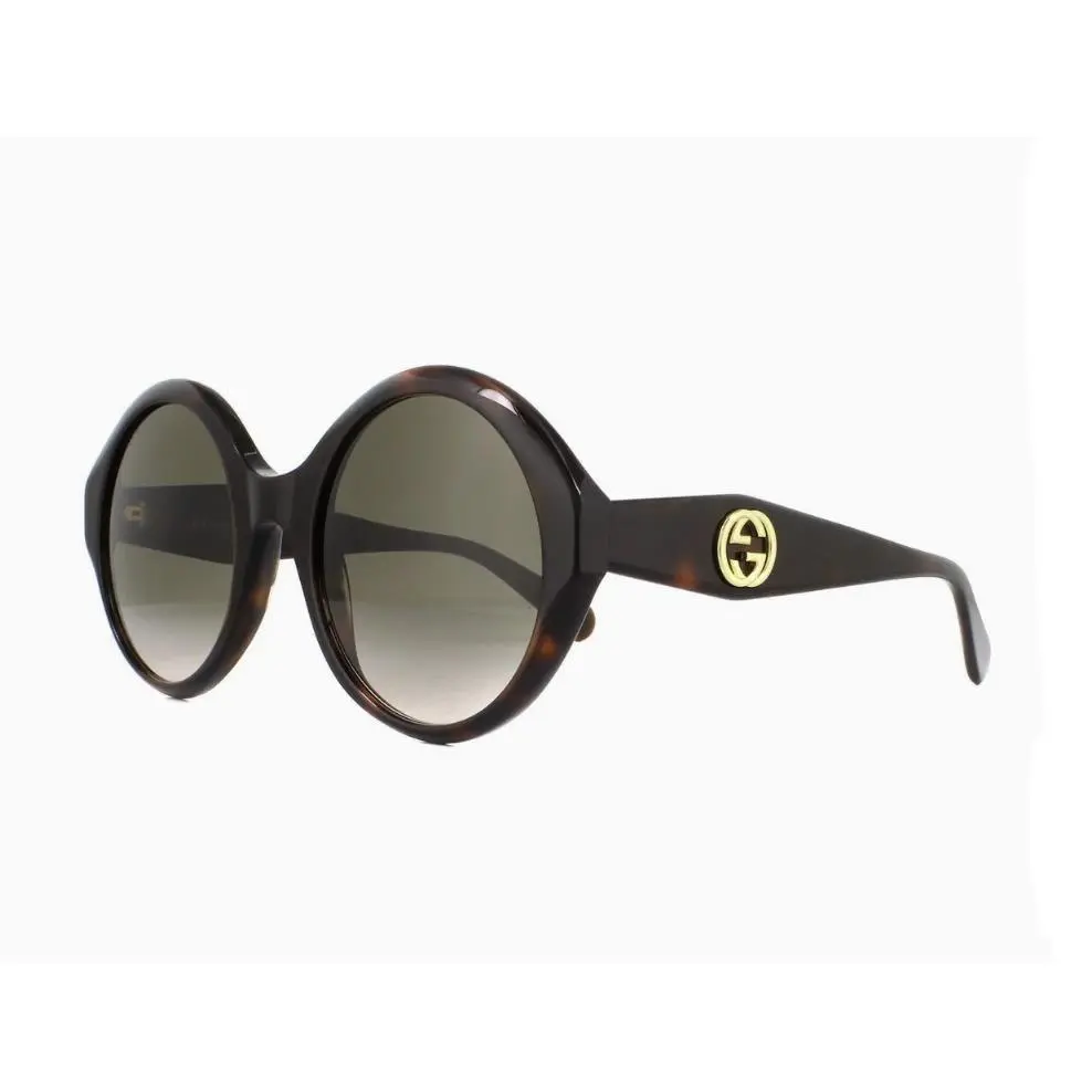 Women`s Sunglasses GG0797S 002 Dark Havana Brown/black by Gucci