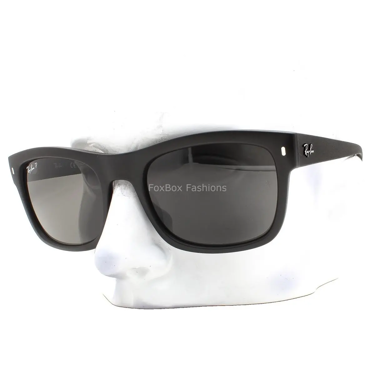 Ray-ban Sunglasses Matte Black Polarized Glass Lens RB 4428 601S/48 with Case
