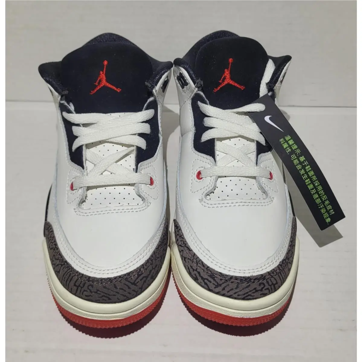 Nike shoes - Air Jordan 3 - Air - DM0966 103 - Sail/Black-University Red (UPC: 198730763910) 0