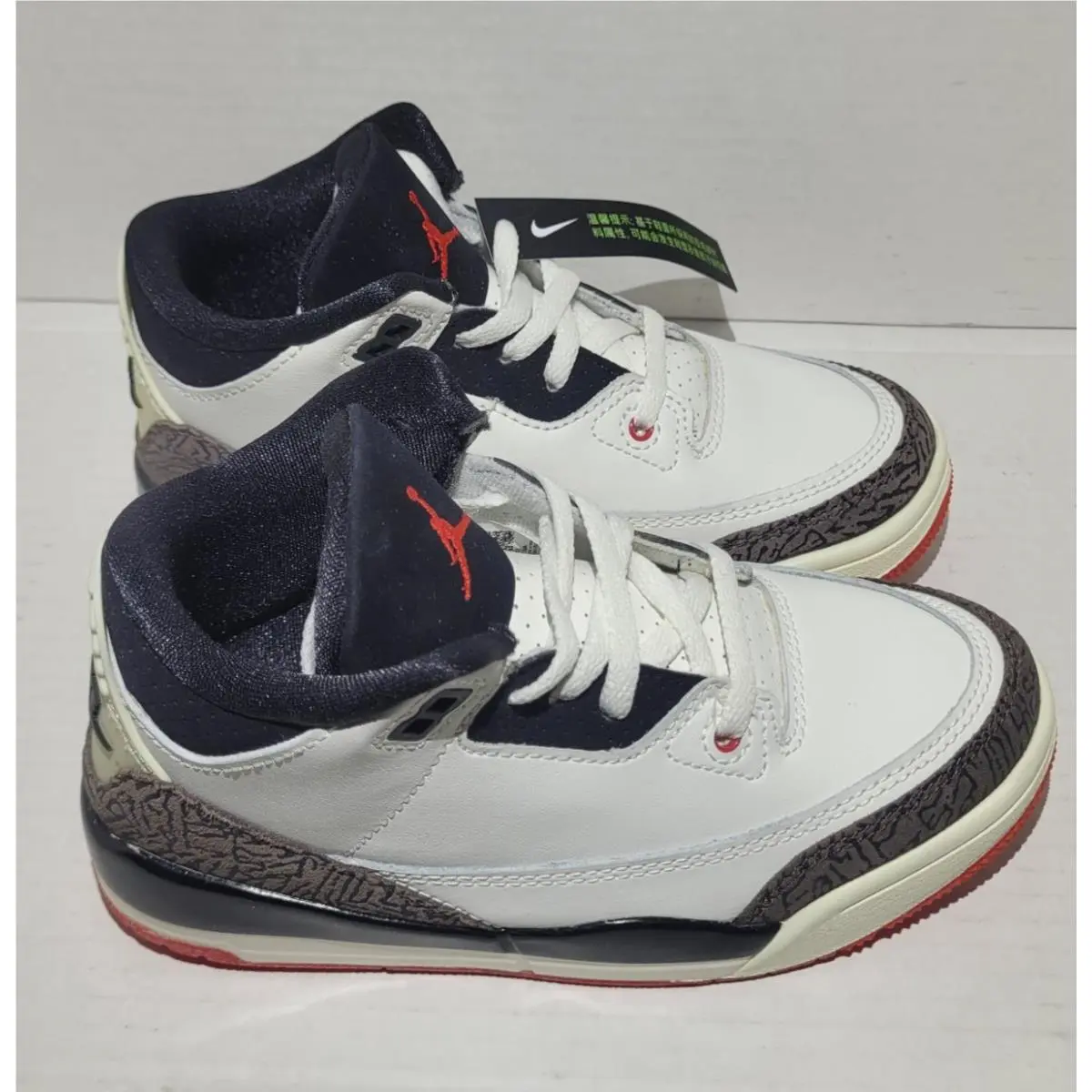 Nike shoes - Air Jordan 3 - Air - DM0966 103 - Sail/Black-University Red (UPC: 198730763910) 3