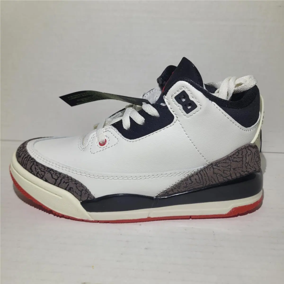Nike shoes - Air Jordan 3 - Air - DM0966 103 - Sail/Black-University Red (UPC: 198730763910) 7
