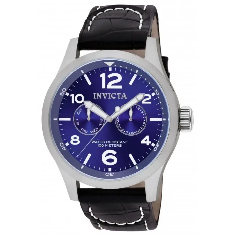 Invicta Men`s 10490 I-force Quartz Multifunction Blue Dial Watch