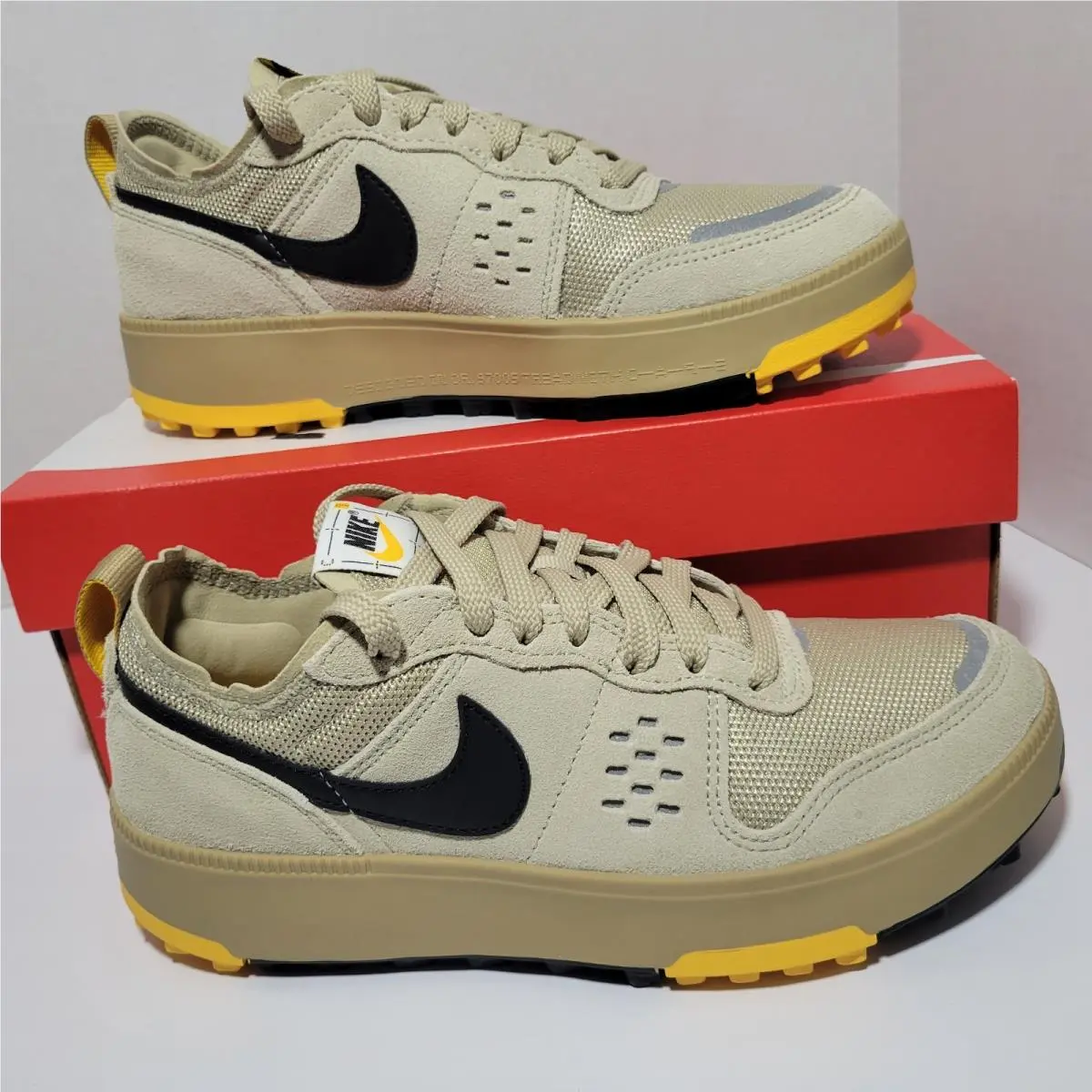 Nike C1TY Desert Khaki Size 6M 7.5W Athletic Trail Sneakers FZ3863-202 IN BX