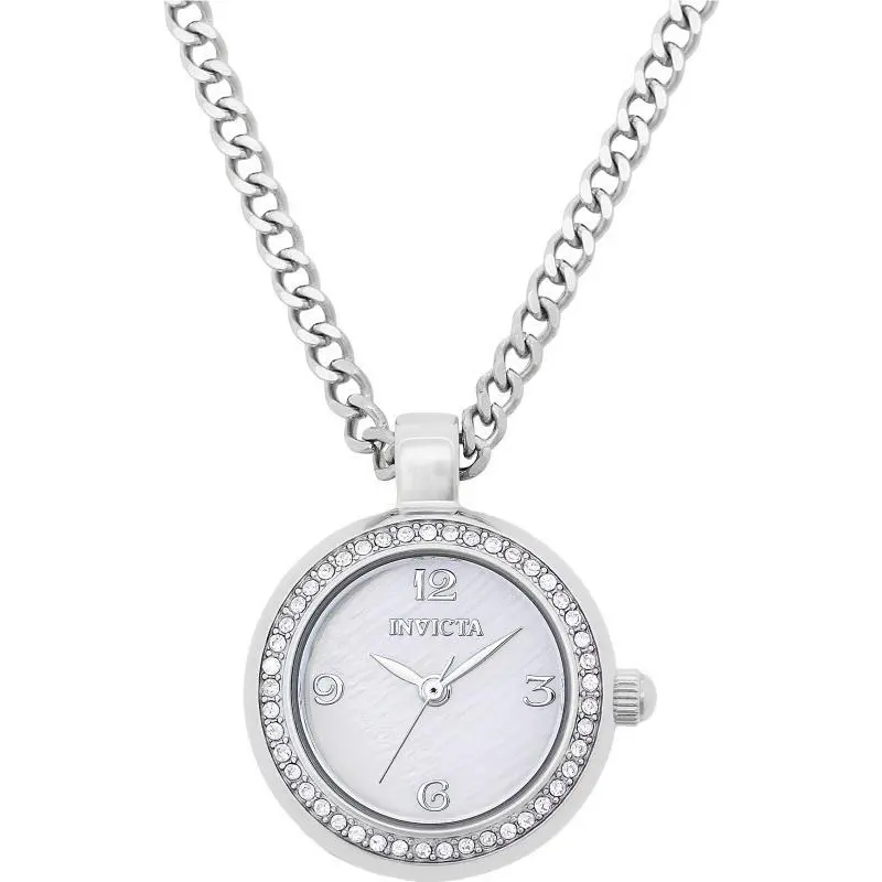 Women`s 49931 Mini Quartz PC21J White Dial Ring Watch by Invicta