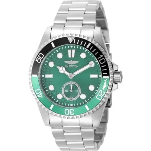 Men`s 49433 Pro Diver Quartz VD78 Green Dial Watch by Invicta