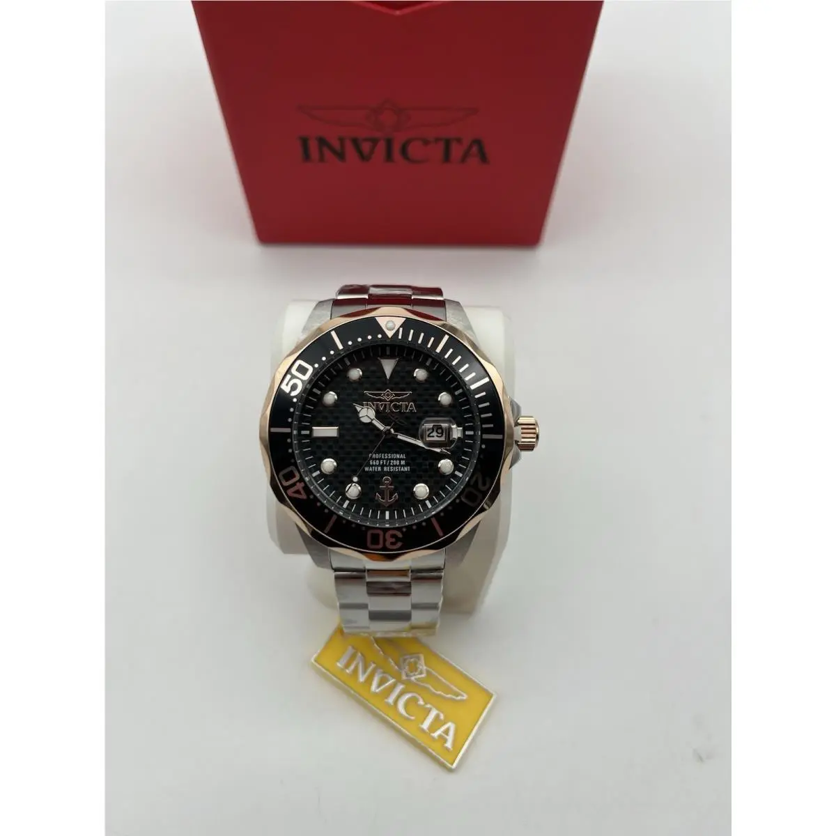 Invicta Ocean Voyage Men’s Watch-47mm Stainless Steel Blacl/ Gold Dial 47694