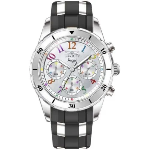 Women`s 49802 Angel Quartz VD54 White Dial Watch by Invicta