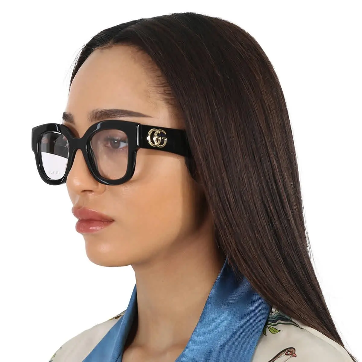 Demo Square Ladies Eyeglasses GG1423O 001 50 GG1423O 001 50 by Gucci