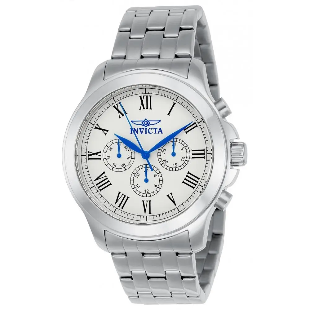 Invicta Men`s 21657 Specialty Quartz Chronograph Silver Dial Watch