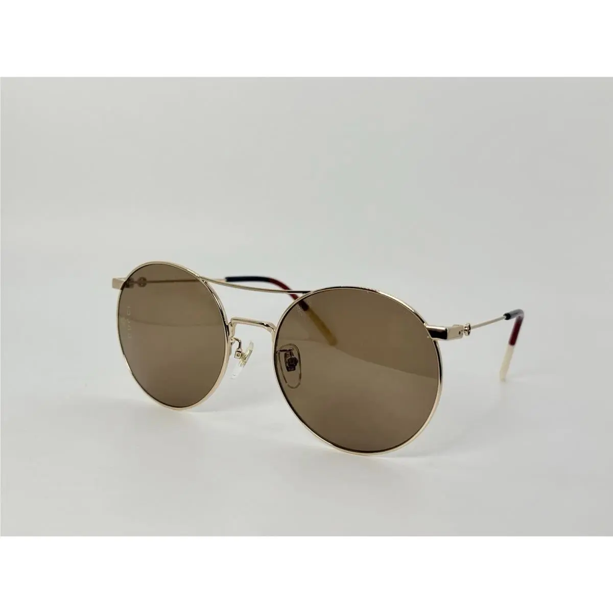 GG0680SK-003 Unisex Round Sunglasses Gold with Brown Lenses by Gucci