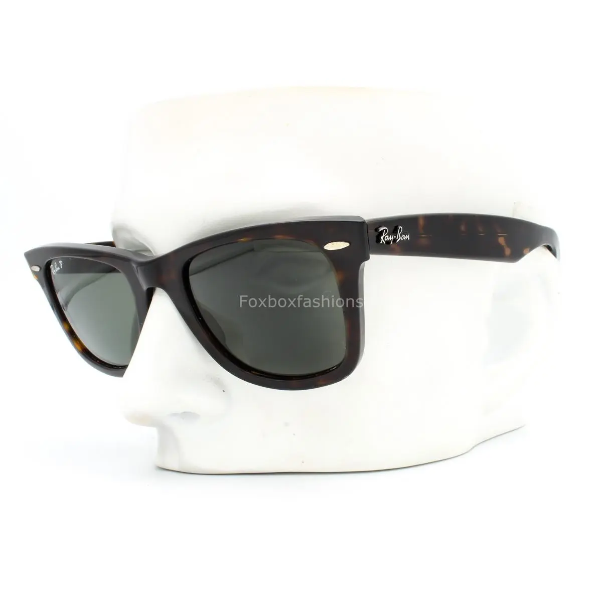 Ray-ban Wayfarer Sunglasses RB 2140 902/58 Brown Tortoise Polarized 50mm W/case
