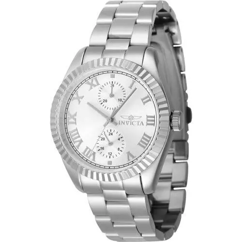 Invicta Women`s 47435 Specialty Quartz Multifunction Silver Dial Watch