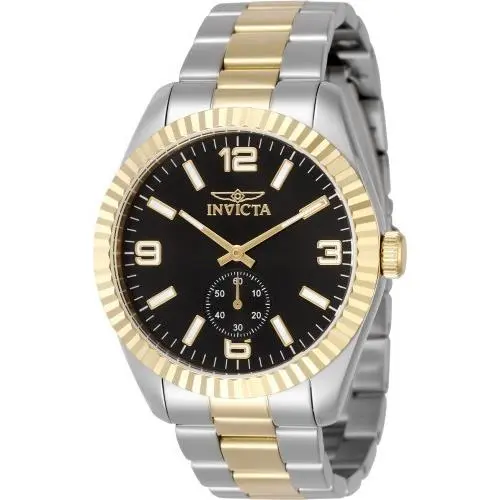 Invicta Men`s 49384 Specialty Quartz Multifunction Black Dial Watch