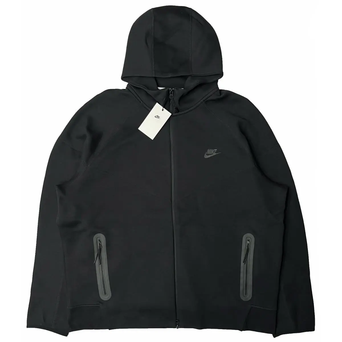 Nike Tech Fleece Windrunner Full-zip Jacket FB7921-010 Black Men`s 2XL/XXL