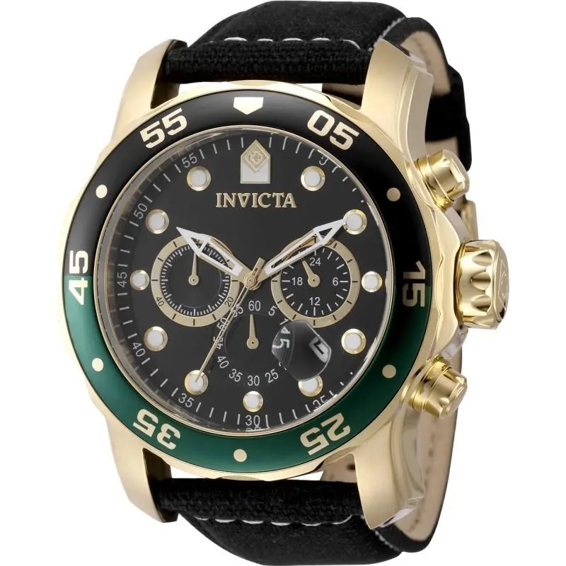 Men`s 49834 Pro Diver Quartz VD53 Brass Dial Watch by Invicta