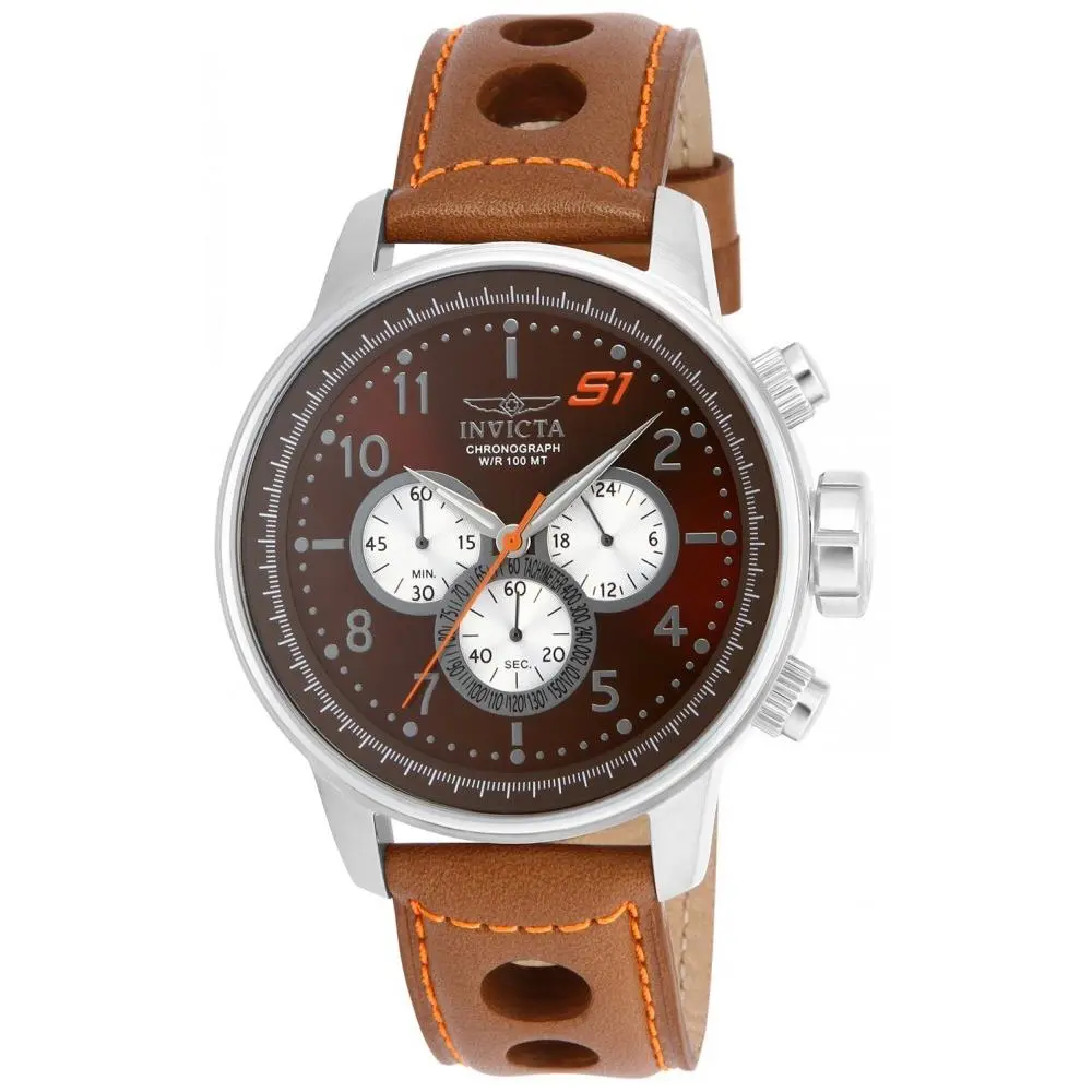 Invicta Men`s 16015 S1 Rally Quartz Multifunction Brown Dial Watch