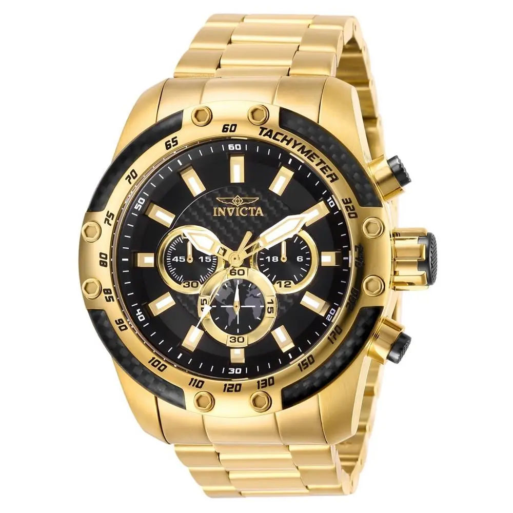 Invicta Women`s 28658 Speedway Quartz Chronograph Black Dial Watch