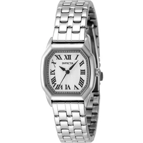 Invicta Women`s 48957 Wildflower Quartz 3 Hand Silver Dial Watch
