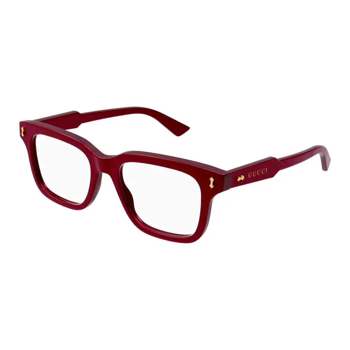 Gucci GG 1265O Eyeglass Frame 1265O 52/19/145 Burgundy