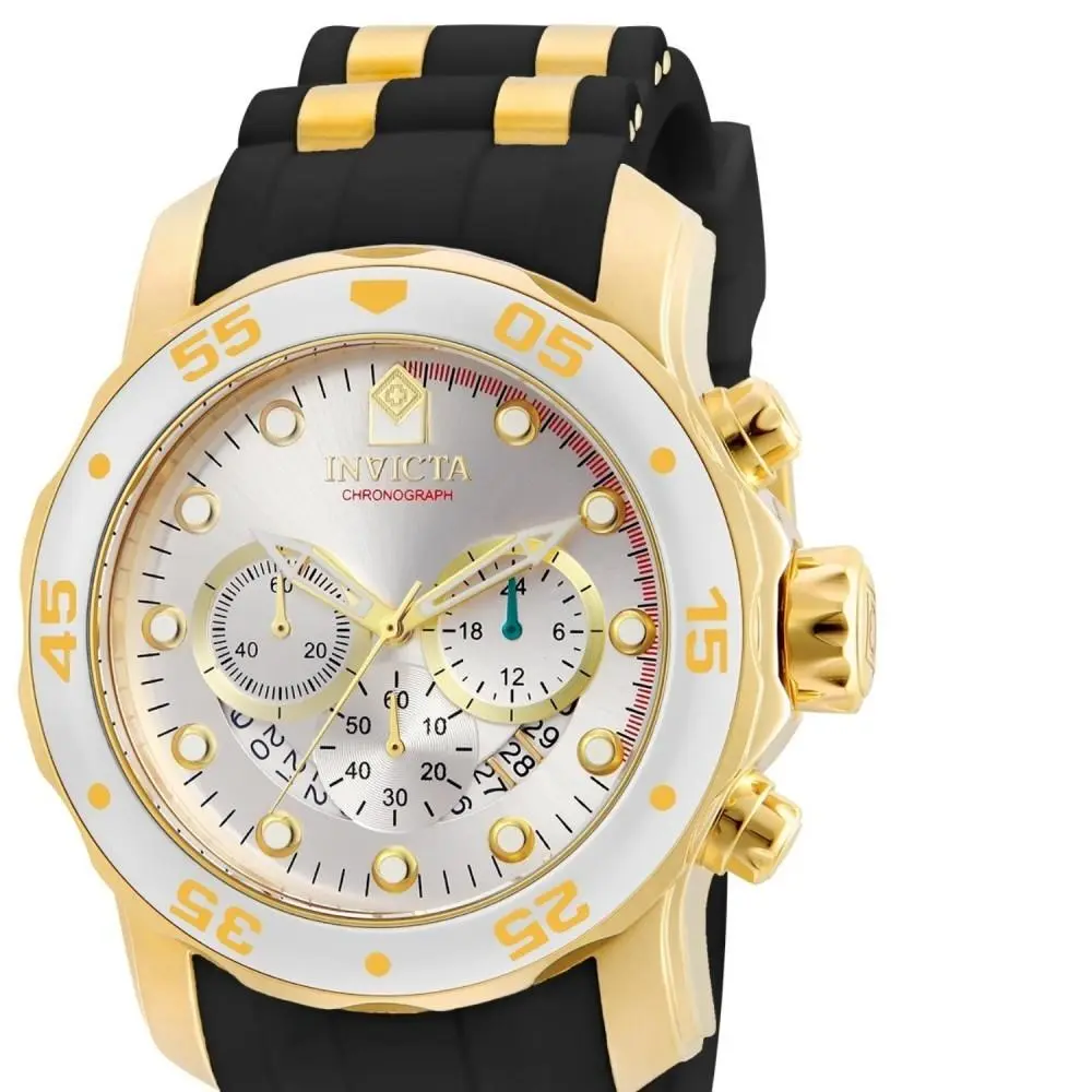 Men`s 6985 Pro Diver Quartz Chronograph Charcoal Dial Watch by Invicta