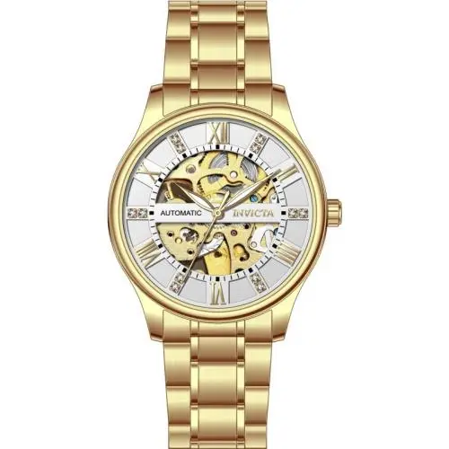 Invicta Men`s 69116 Objet D Art Automatic LG0801B Silver Dial Watch