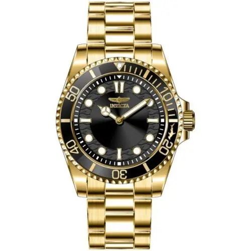 Invicta Men`s 49701 Pro Diver Quartz PC20S Black Dial Watch