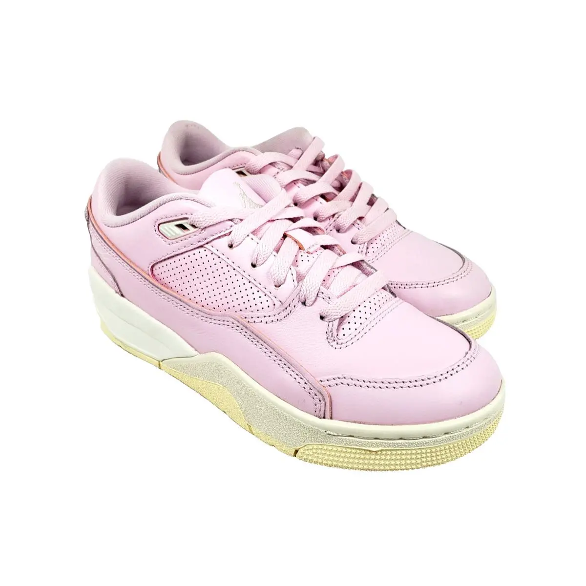 Nike Air Jordan Flight Court Girls Sz 4.5Y Womens Sz 6 Pink Foam Sail Shoes