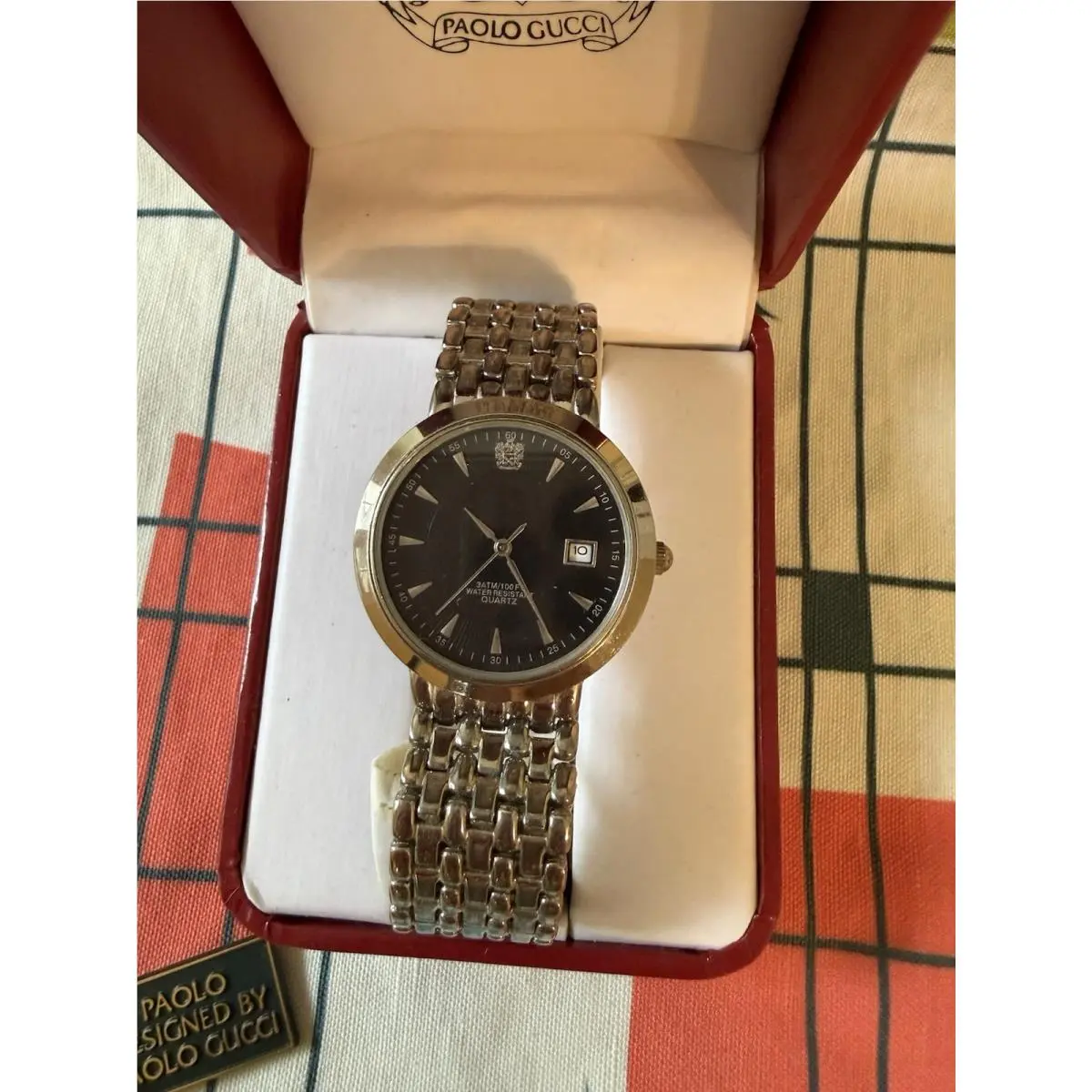 Paolo  Quartz Stainless Steel 8 Women`s Watch Analog with Date Rare by Gucci