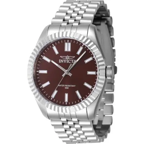Invicta Men`s 47482 Specialty Quartz 3 Hand Copper Dial Watch