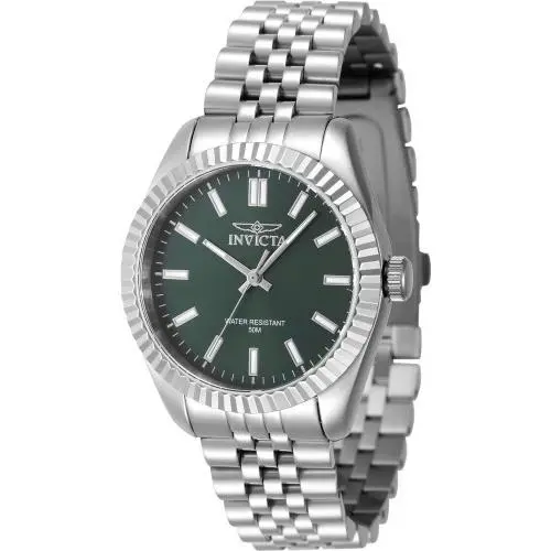 Women`s 47496 Specialty Quartz 3 Hand Green Dial Watch by Invicta