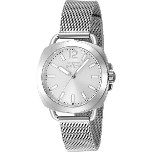 Women`s 48915 Wildflower Quartz 3 Hand Silver Dial Watch by Invicta