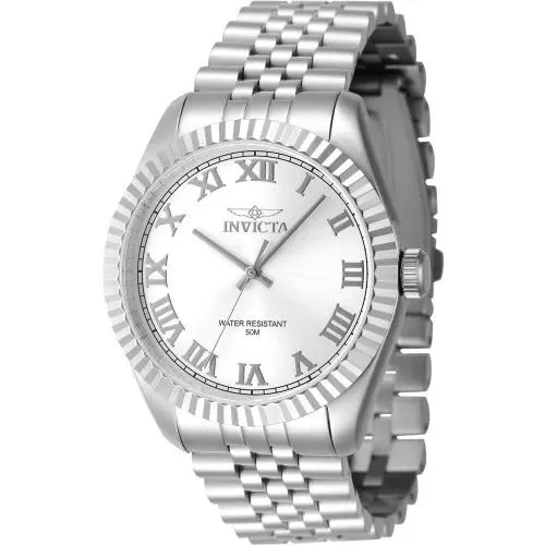 Invicta Men`s 47397 Specialty Quartz 3 Hand Silver Dial Watch