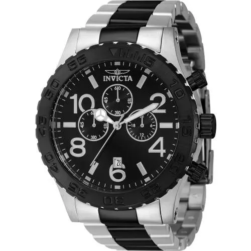 Invicta Men`s 40606 Specialty Quartz Chronograph Black Dial Watch