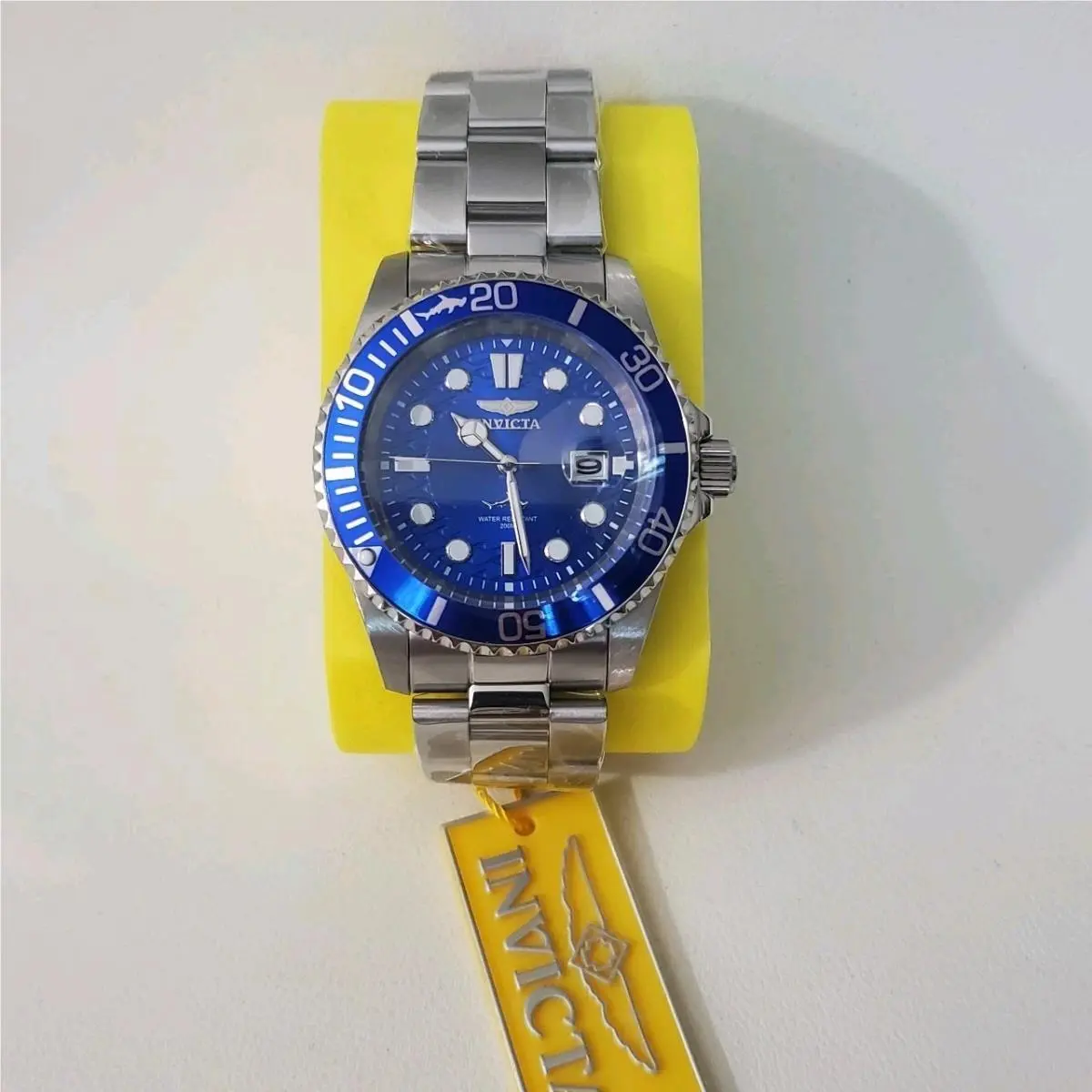 Invicta Pro Diver Quartz 3 Hand Blue Women`s Wristwatch - 30480