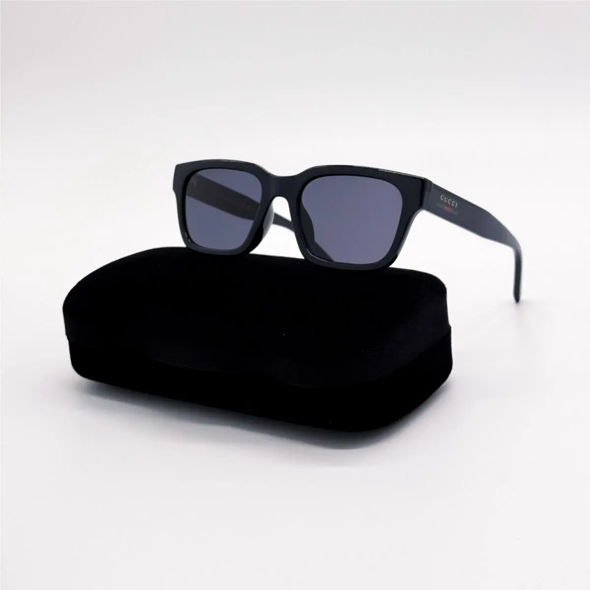 Black Square Men Sunglasses GG1857SK 003 by Gucci