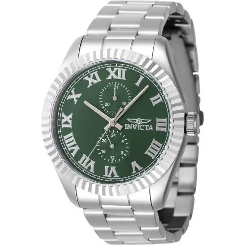 Invicta Men`s 47422 Specialty Quartz Multifunction Green Dial Watch