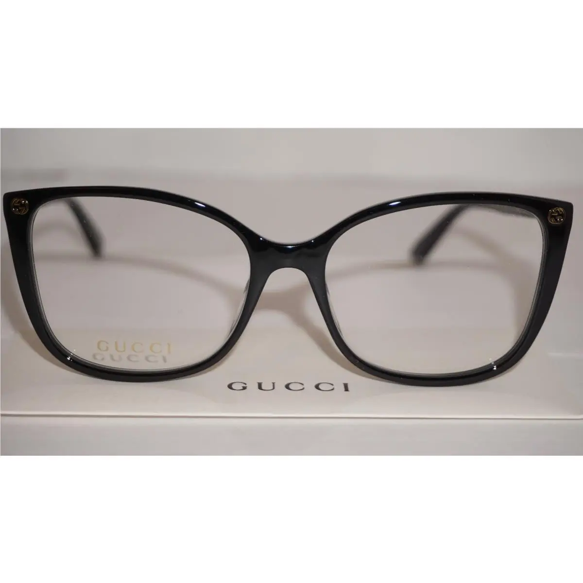 Eyeglasses Black Gold GG0026O 008 55 17 140 by Gucci