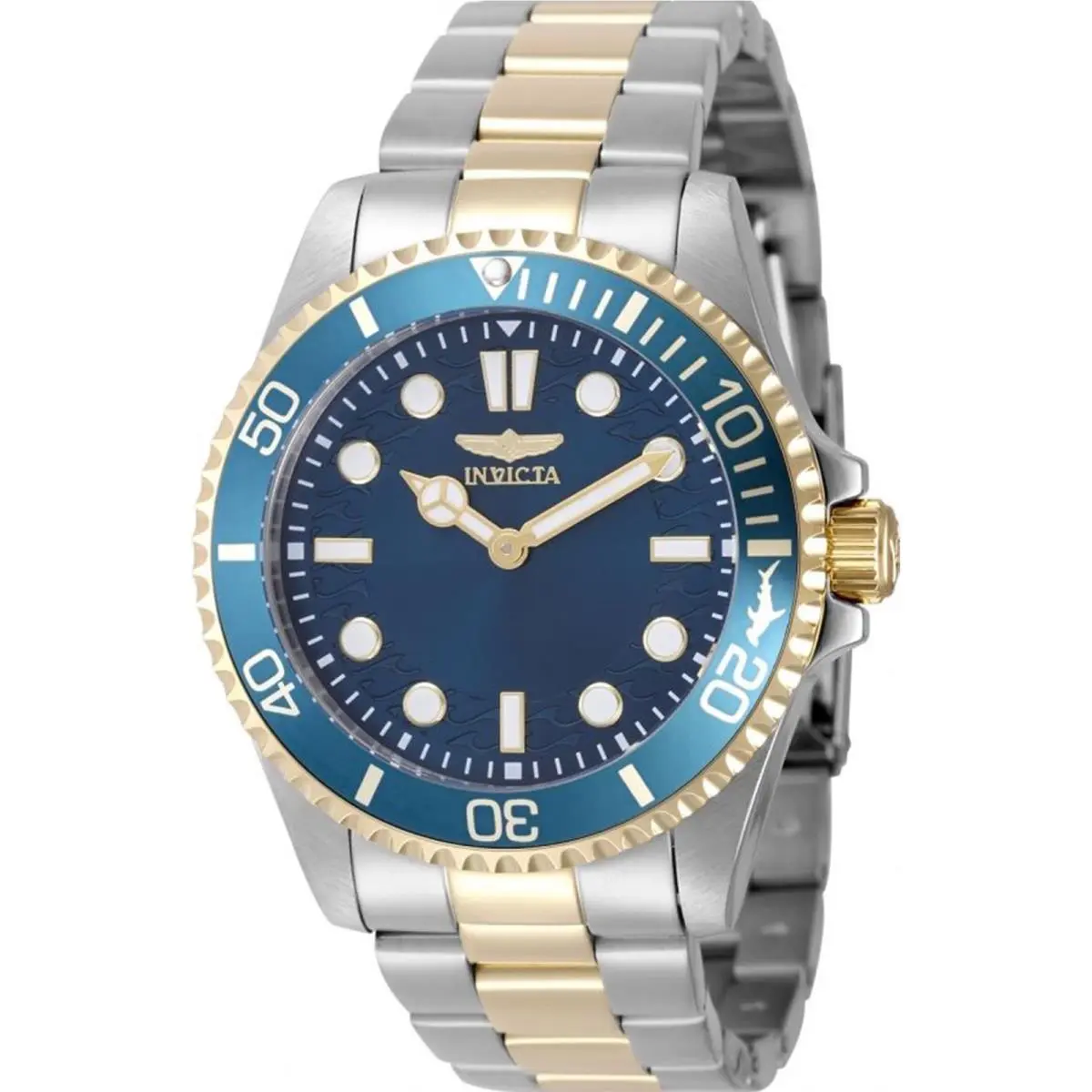 Invicta Men`s 49696 Pro Diver Quartz PC20S Brass Dial Watch