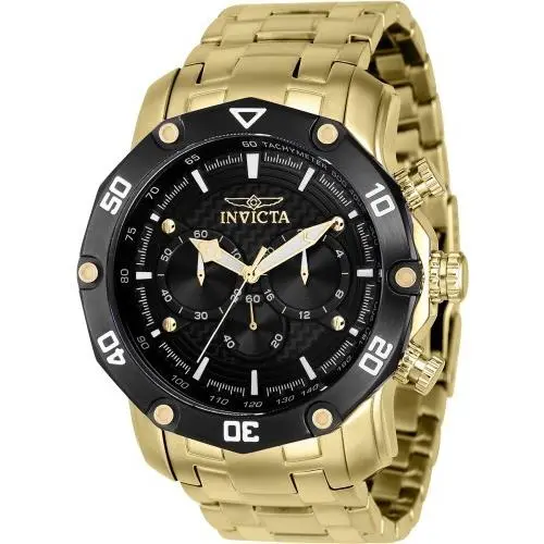 Invicta Men`s 37725 Pro Diver Quartz Multifunction Black Dial Watch